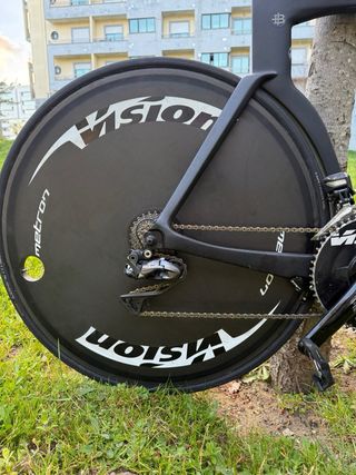 Bicicleta Contra Relógio De Rosa