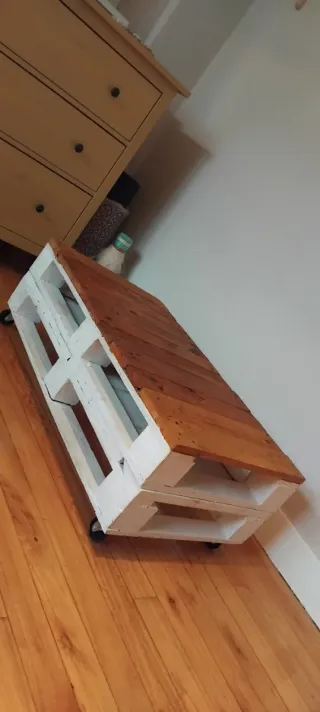 Mesa de palets de madera