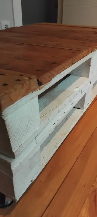 Mesa de palets de madera