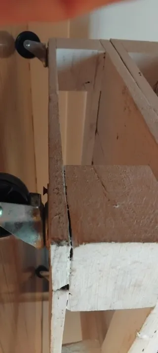 Mesa de palets de madera