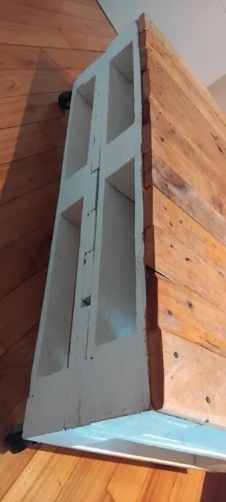 Mesa de palets de madera