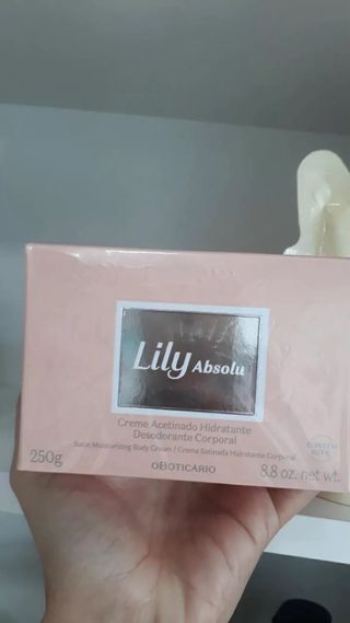 Hidratante Lily Absolu O Boticário 250g