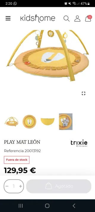 Gimnasio para bebés con arco y juguetes