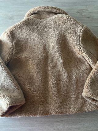 Abrigo pelo borrego beige