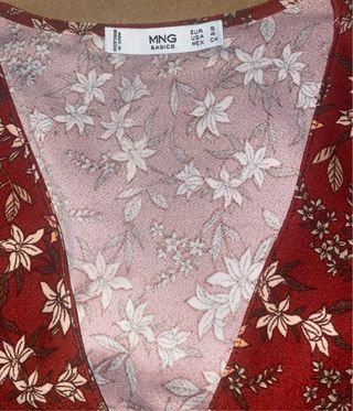 Vestido floral Mango