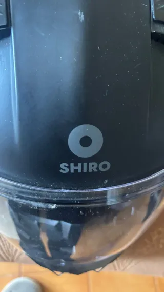 Casco Moto SHIRO Negro Integral