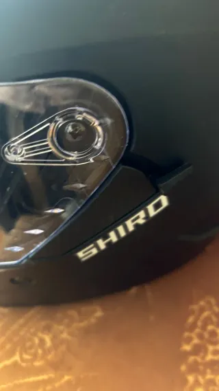 Casco Moto SHIRO Negro Integral