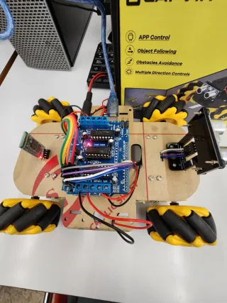 Kit Coche Robot Mecanum Wheels Lafvin