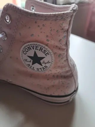 Zapatillas Converse All Star Mujer Rosa/Plata