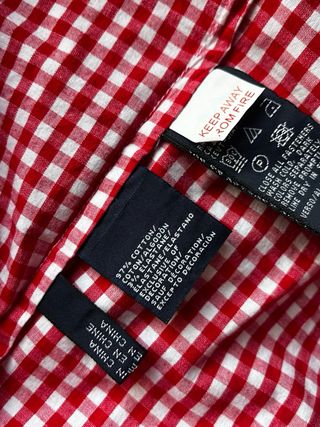 Camisa Tommy Hilfiger cuadros rojos Talla 16