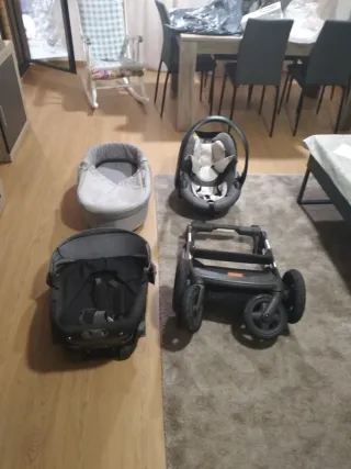 Carro Bebé con Capazo y Maxi-Cosi marca Stokke