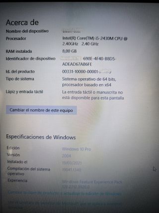 Acer Aspire 7750G 2438G1 (SIN BATERIA)