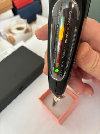 Anillo Plata 2.00 Ct Diamante Moissanita