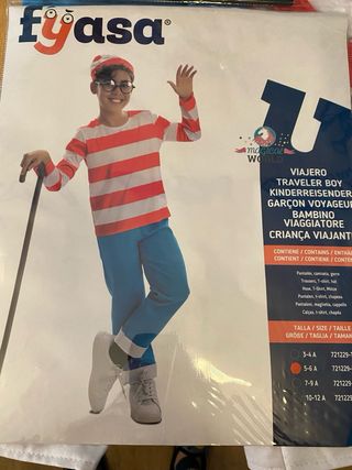 Disfraz Wally Talla 5/6 años