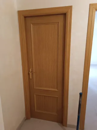 Puerta interior maciza roble