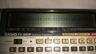 Calculadora Casio FX-880P leer