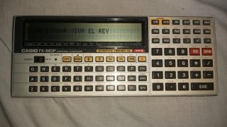 Calculadora Casio FX-880P leer