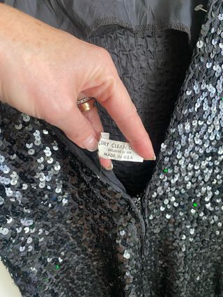 Vestido fiesta lentejuelas Zara talla M