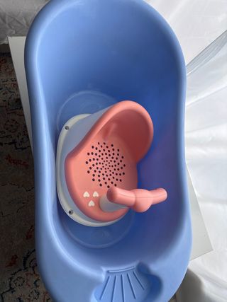 Bañera y asiento para bebé