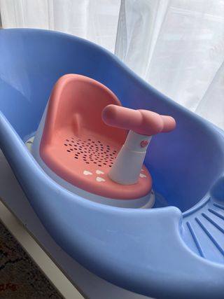 Bañera y asiento para bebé
