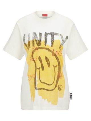 Camiseta Hugo Boss Blanca Talla XS