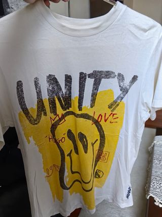 Camiseta Hugo Boss Blanca Talla XS