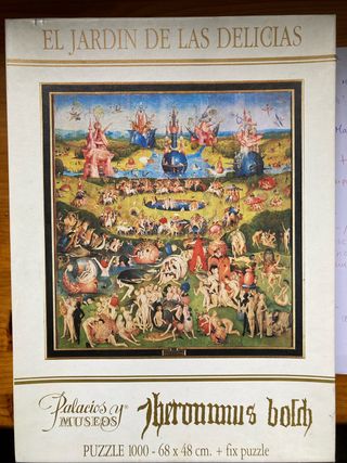 Puzzle Giardino delle Delizie 1000 pezzi