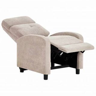 Poltrona relax manuale beige