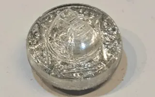 12 botones antiguos cristal y pedrería