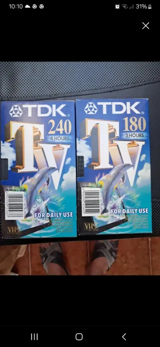 60 Cintas VHS TDK 240 y 180
