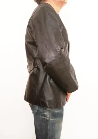 Americana de piel talla L Medidas indicadas