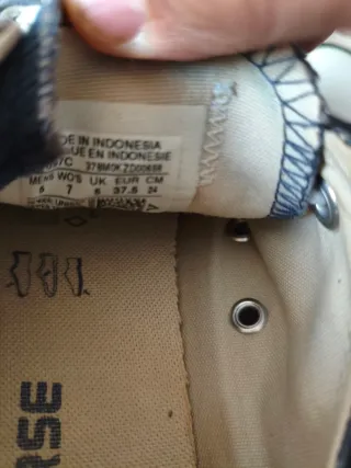 Converse grises talla 37.5