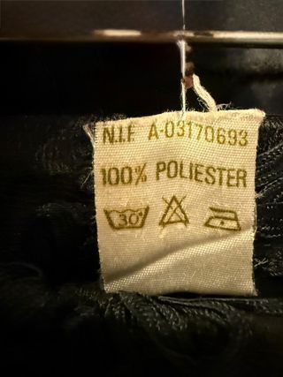 Traje vintage dos piezas negro