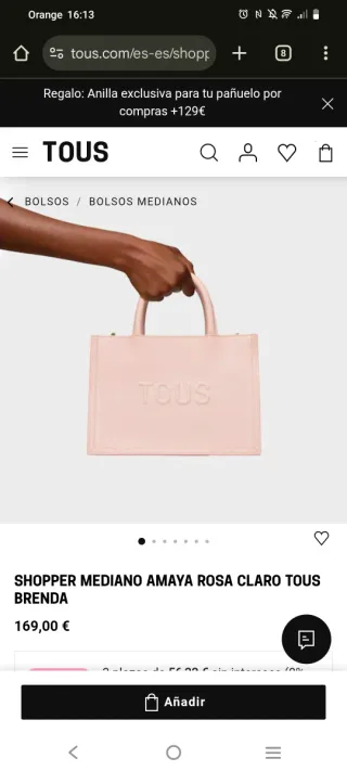 Bolso Tous Rosa