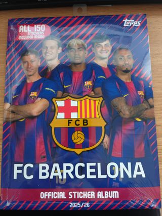 Album con 150 Cromos Topps 25 26 Stickers 2026