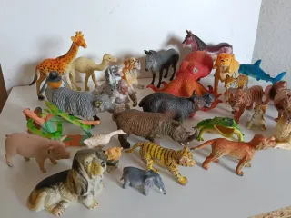 Lote figuras animales