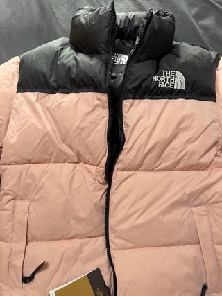 Abrigo The North Face Negro y Rosa