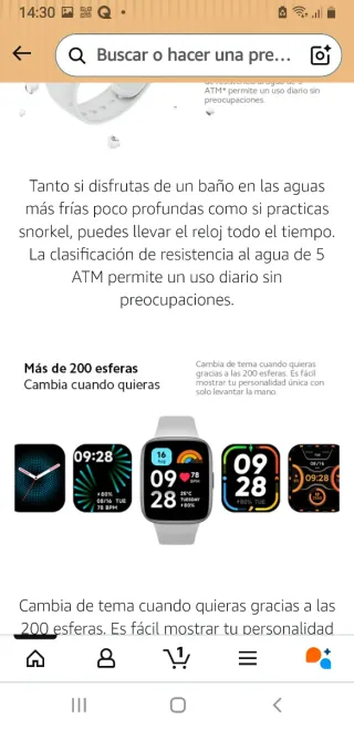 Orologio intelligente Redmi Watch 3 Active