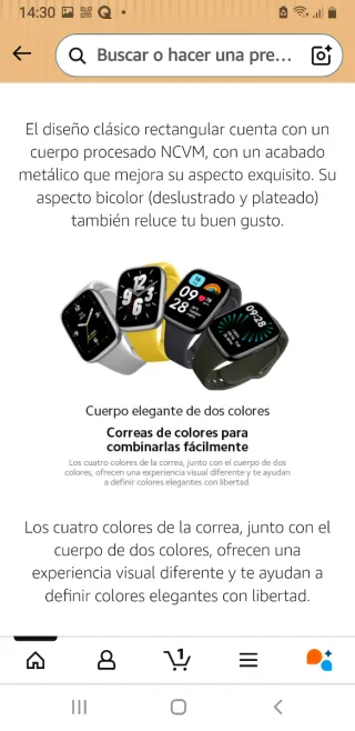 Orologio intelligente Redmi Watch 3 Active