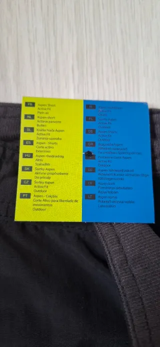 Bermudas Karrimor Talla M Negro