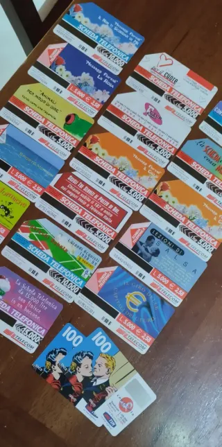 Schede Telefoniche.da collezione.vintage