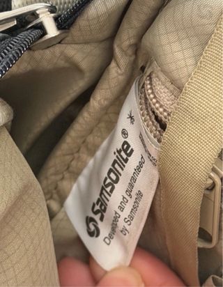 Bolso bandolera vintage Samsonite negro