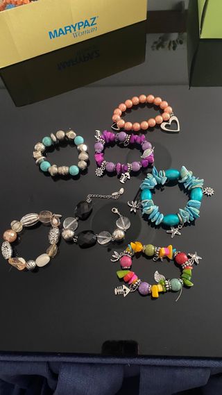 Lote 7 Pulseras MARYPAZ Multicolor