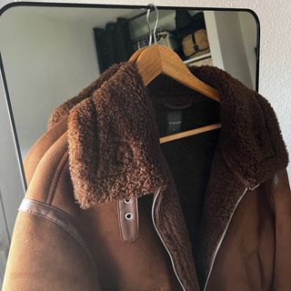 Chaqueta marrón forrada Talla L