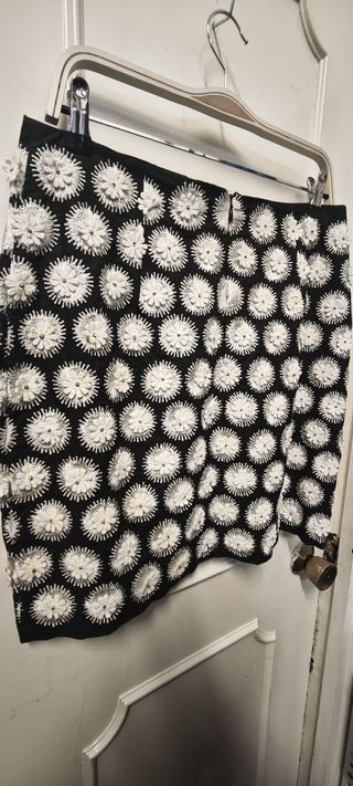 Minifalda Marc Cain Flores Blancas