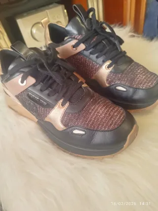 Zapatillas Michael Kors Originales Negro/Dorado