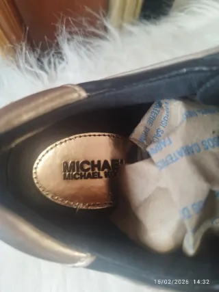 Zapatillas Michael Kors Originales Negro/Dorado