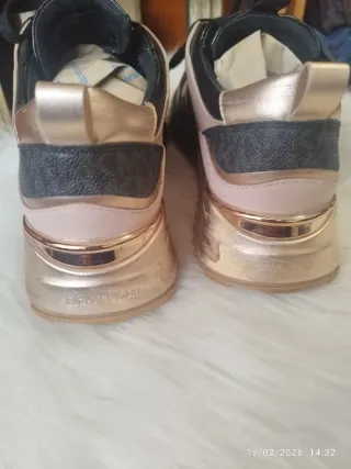 Zapatillas Michael Kors Originales Negro/Dorado