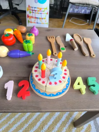 Cocinita de madera infantil