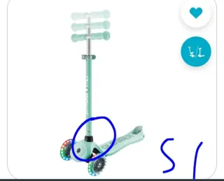 Asiento patinete globber